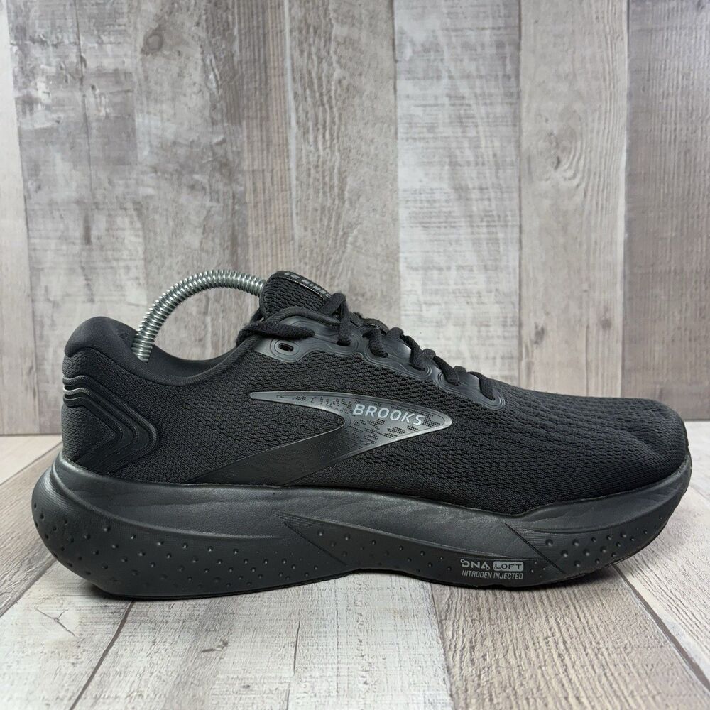Brooks Glycerin 21 Men's 9.5 Running Shoes Athletic Sneakers DNA Triple Black - Picture 5 of 13